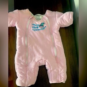 Baby Merlin’s Magic Sleepsuit, Pink, Size Small